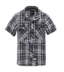 Camasa Roadstar Short Sleeve Black/Anthracite Checkered Brandit - Stil si Confort Zilnic
