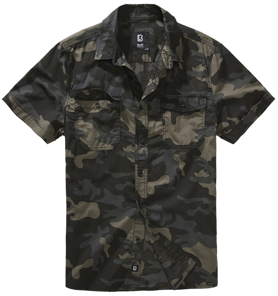 Camasa Roadstar Short Sleeve Dark Camo Brandit - Stil si Durabilitate
