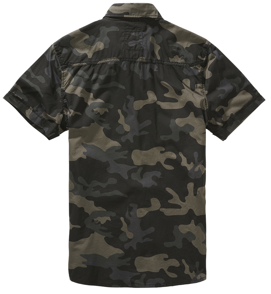 Camasa Roadstar Short Sleeve Dark Camo Brandit - Stil si Durabilitate
