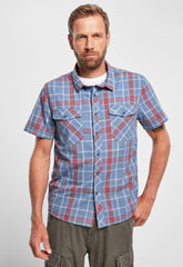Camasa Roadstar Short Sleeve Red/Blue Brandit - Stil si Durabilitate