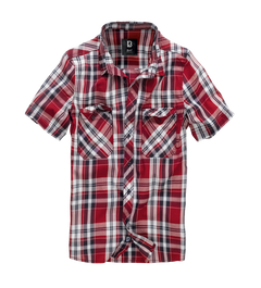 Camasa Roadstar Short Sleeve Rosu Brandit - Stil Casual Robust
