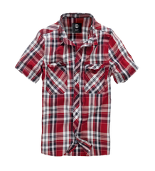 Camasa Roadstar Short Sleeve Rosu Brandit - Stil Casual Robust
