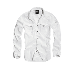 Camasa Slim Fit Long Sleeve Alb Brandit - Eleganță Tactică