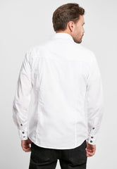Camasa Slim Fit Long Sleeve Alb Brandit - Eleganță Tactică