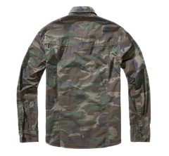 Camasa Slim Fit Long Sleeve Woodland Brandit - Confort Tactic Zilnic