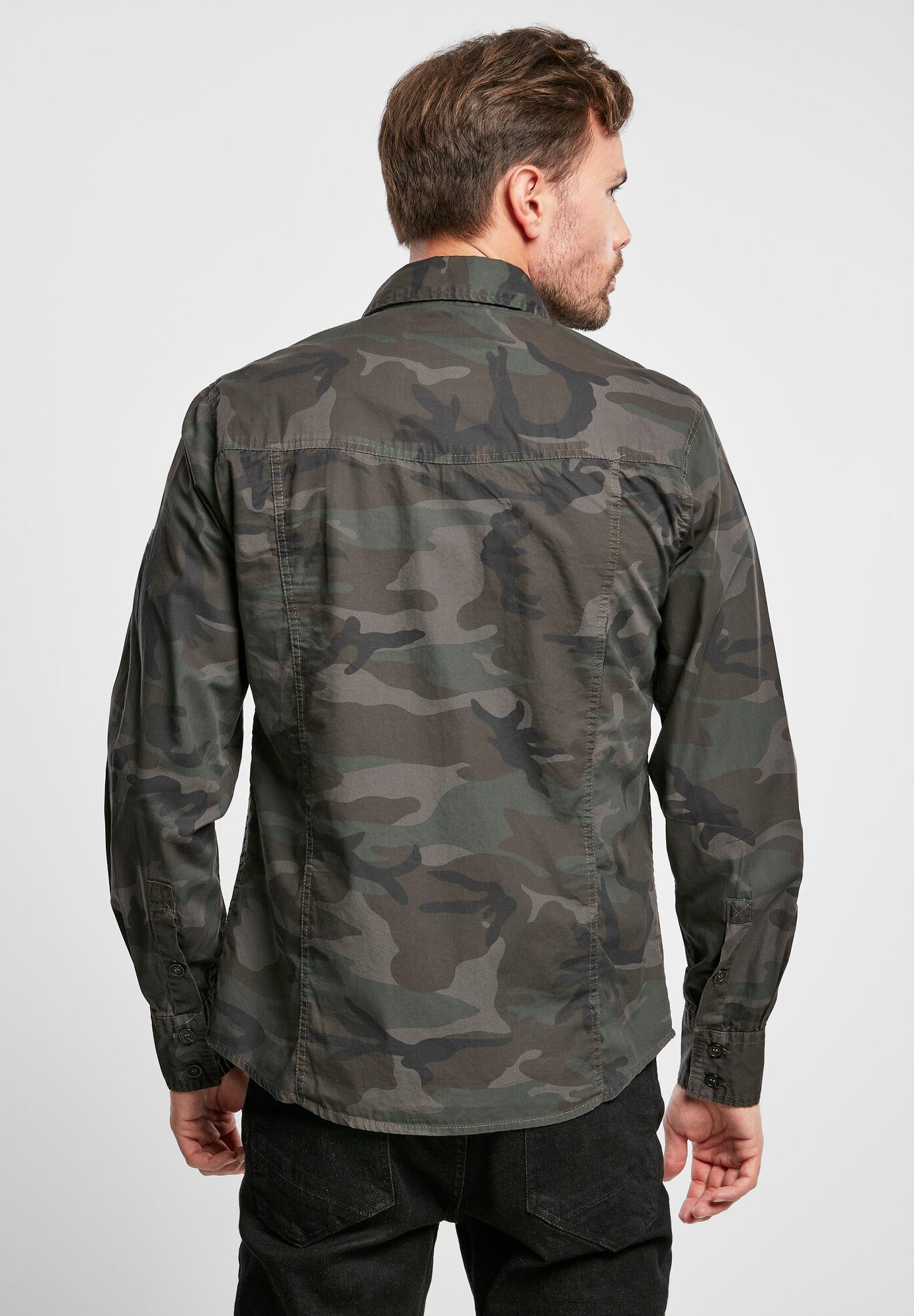 Camasa Slim Fit Long Sleeve Woodland Brandit - Confort Tactic Zilnic