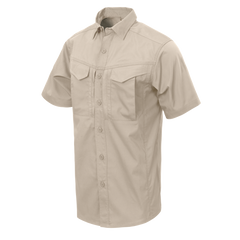 Cămașă Tactica cu Mânecă Scurtă Helikon-Tex PolyCotton Ripstop Bej