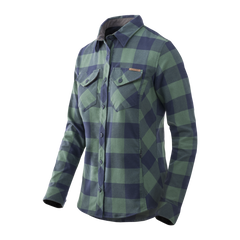 Cămașă Tactica Damă Helikon-Tex Marigold Moss Green Checkered