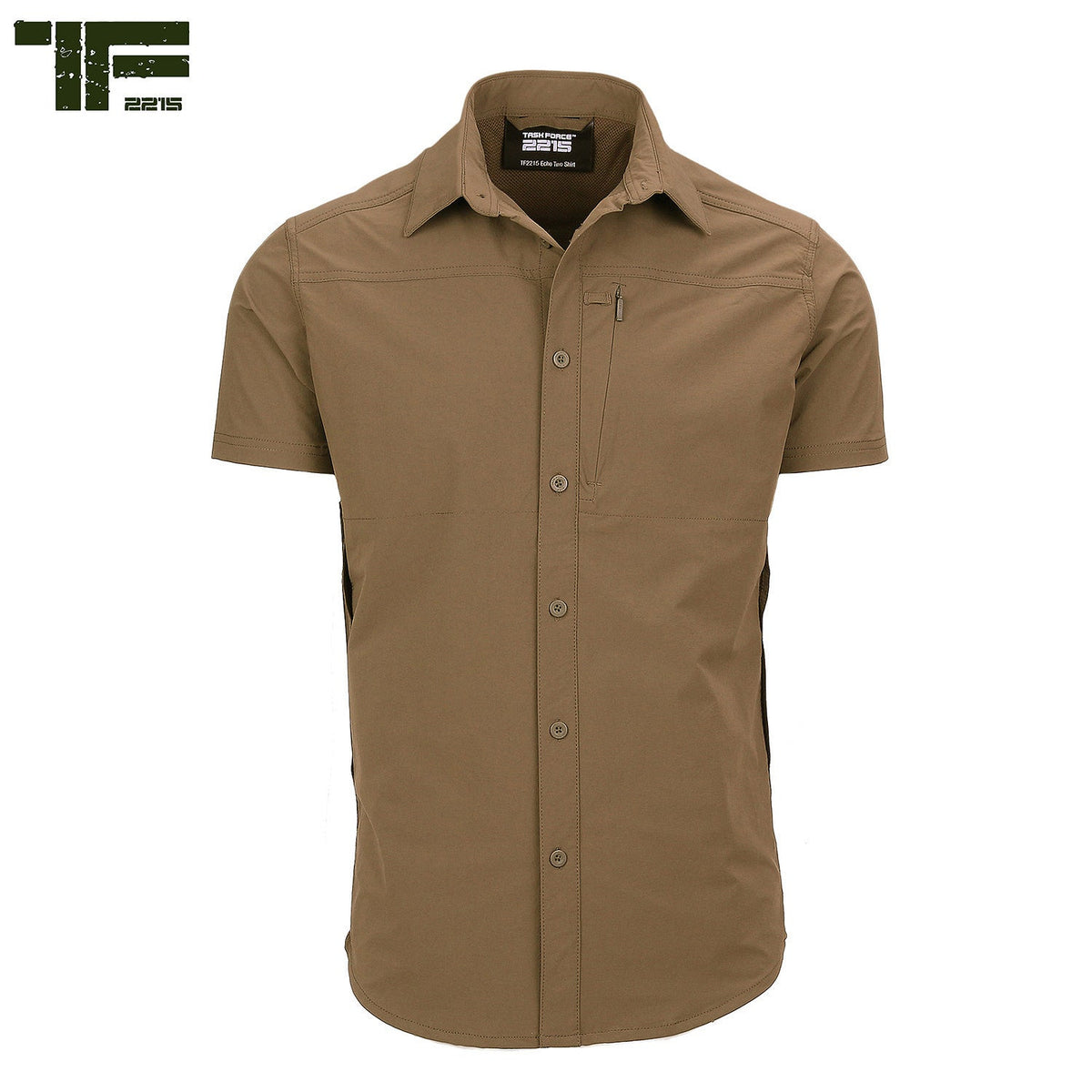 Cămașă Tactică Echo Two Shirt Coyote TF-2215 - Libertate de Mișcare și Uscare Rapidă