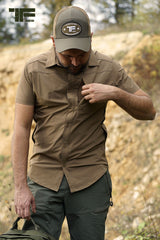 Cămașă Tactică Echo Two Shirt Coyote TF-2215 - Libertate de Mișcare și Uscare Rapidă