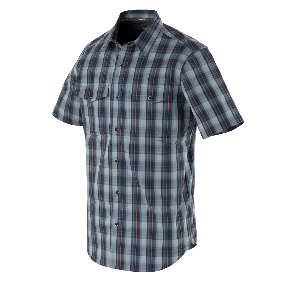 Cămașă Tactica Helikon-Tex Concealed Carry cu Mânecă Scurtă Sunset Blue Plaid
