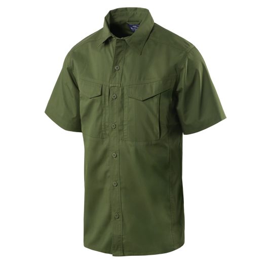 Cămașă Tactica Helikon-Tex DEFENDER Mk2 Mânecă Scurtă Ripstop Verde Pin
