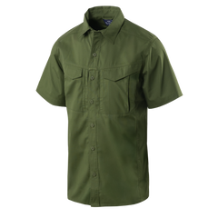 Cămașă Tactica Helikon-Tex DEFENDER Mk2 Mânecă Scurtă Ripstop Verde Pin