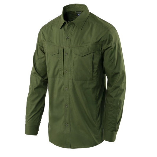 Cămașă Tactica Helikon-Tex Defender Mk2 PolyCotton Ripstop Pine Green