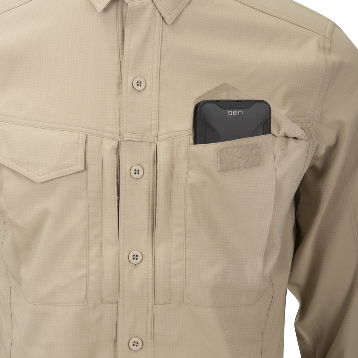 Cămașă Tactica Helikon-Tex Defender Mk2 Tropical UPF30 Silver Mink