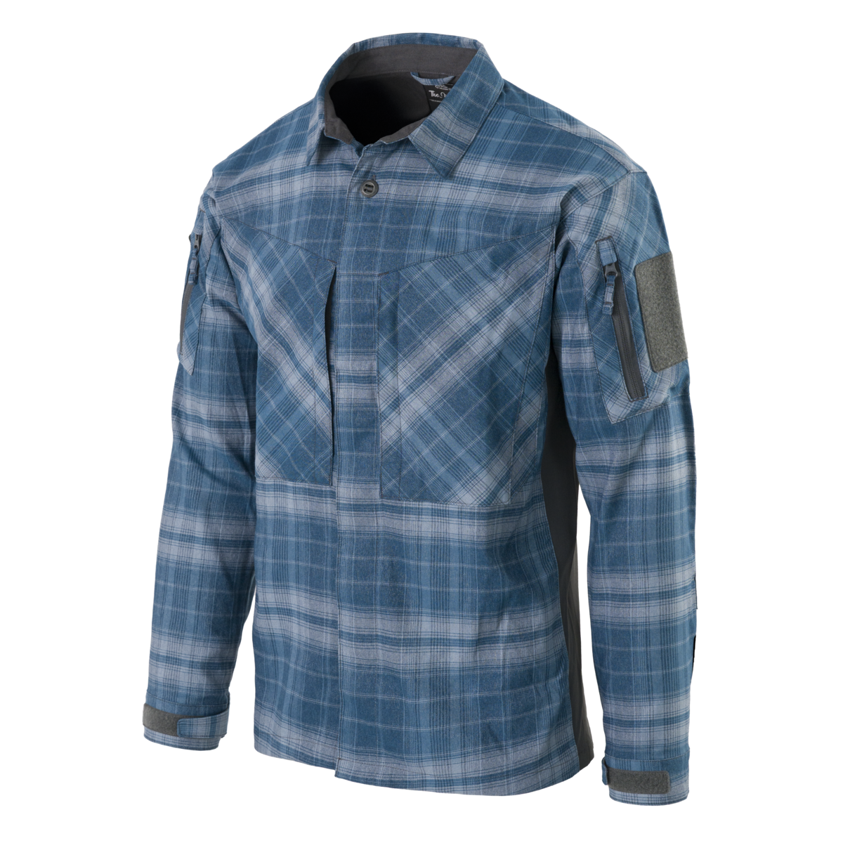 Cămașă Tactica Helikon-Tex MBDU Western Blue Plaid Cu Protecție UPF50