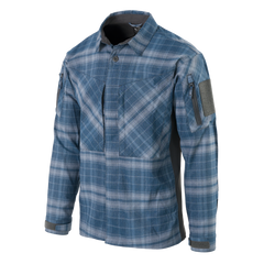 Cămașă Tactica Helikon-Tex MBDU Western Blue Plaid Cu Protecție UPF50