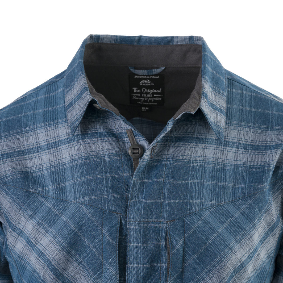 Cămașă Tactica Helikon-Tex MBDU Western Blue Plaid Cu Protecție UPF50