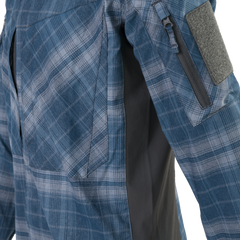 Cămașă Tactica Helikon-Tex MBDU Western Blue Plaid Cu Protecție UPF50
