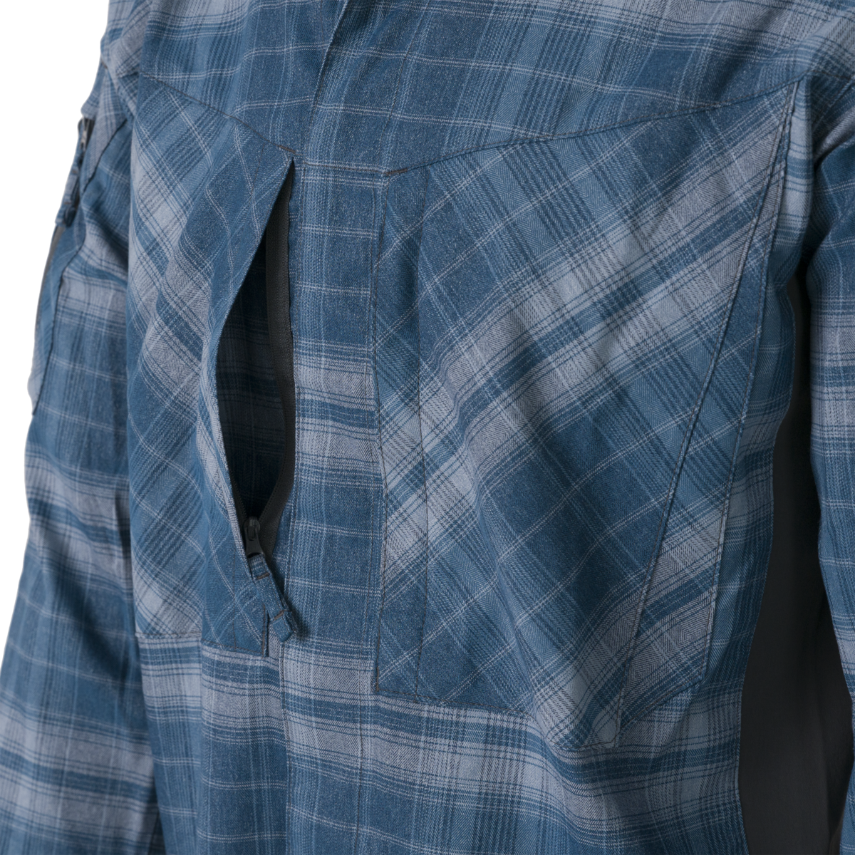 Cămașă Tactica Helikon-Tex MBDU Western Blue Plaid Cu Protecție UPF50