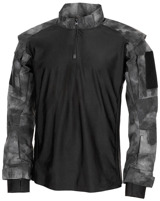 Cămașă Tactică US Tactical HDT-camo LE MFHProfessional - Guler fermoar, Protecții cot