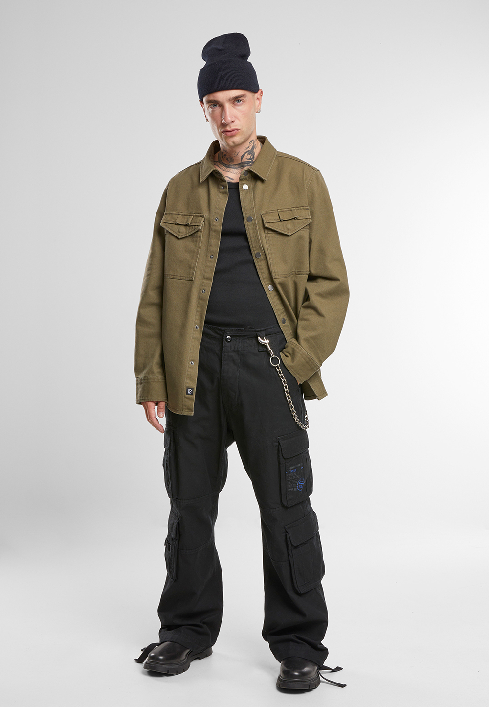 Camasa Twill Heavy Olive Brandit - Durabilitate si Stil
