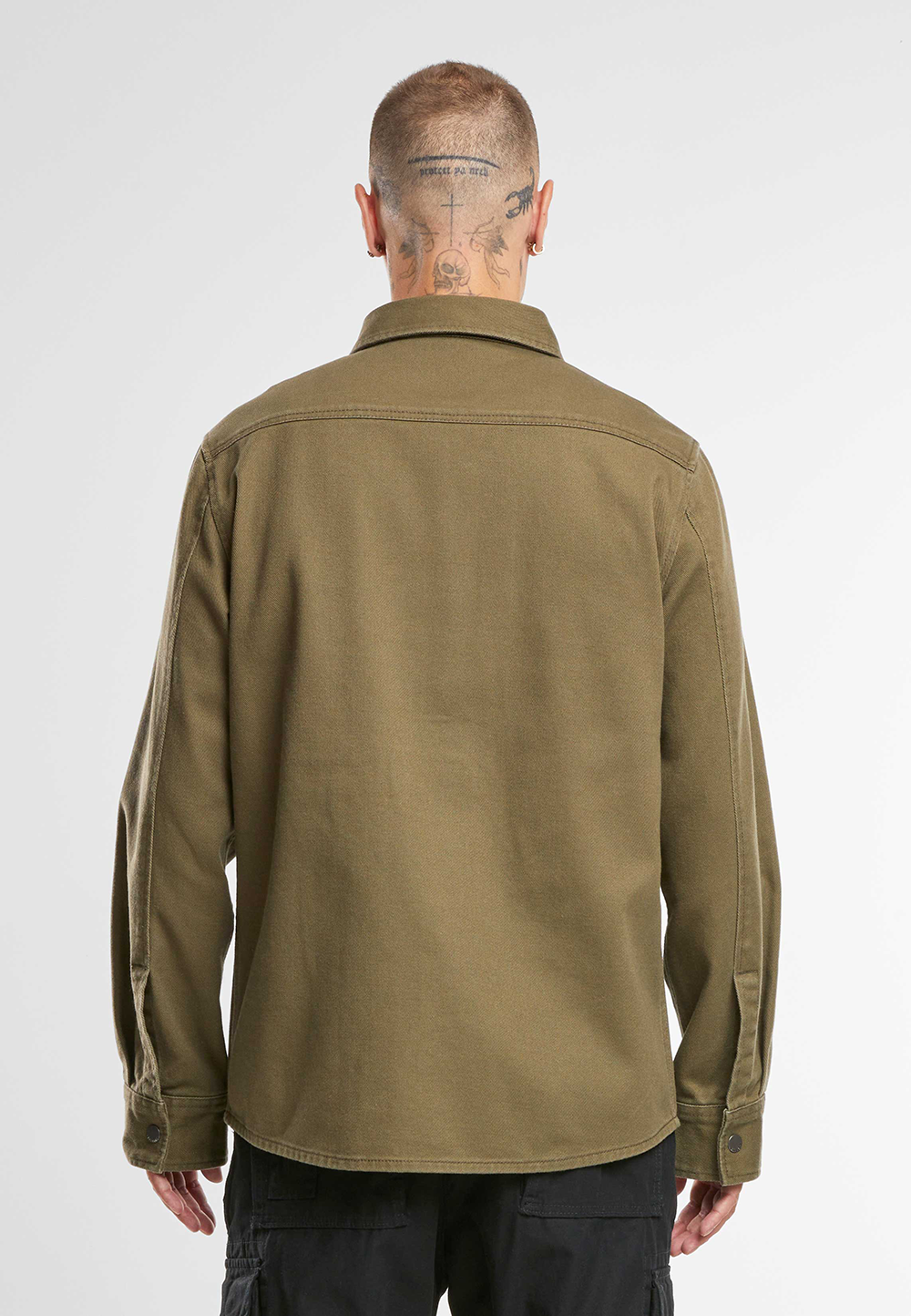 Camasa Twill Heavy Olive Brandit - Durabilitate si Stil