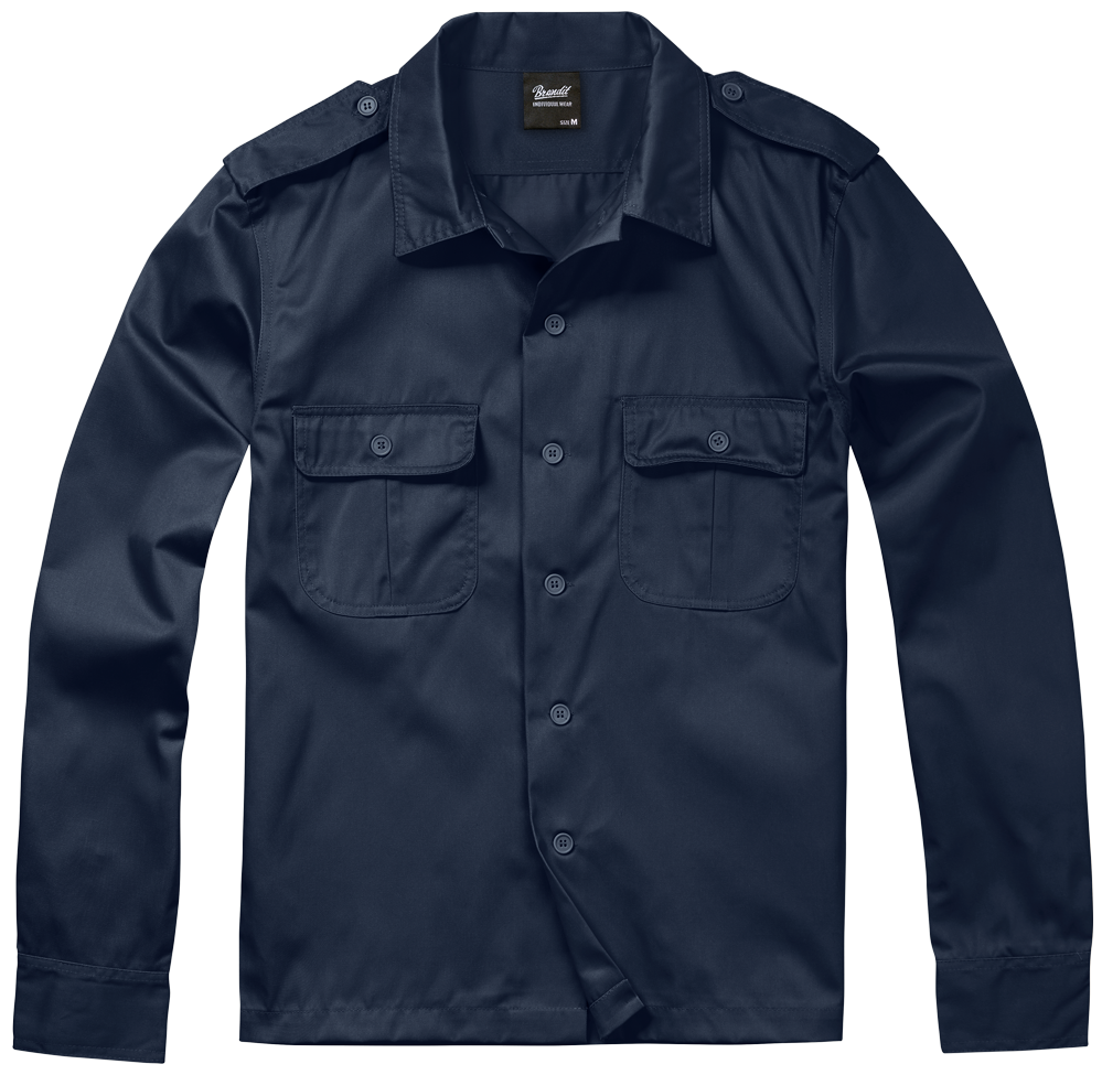 Camasa US Long Sleeve Navy Brandit - Confort si Durabilitate
