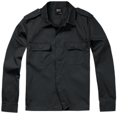 Camasa US Long Sleeve Negru Brandit - Versatilitate si Durabilitate