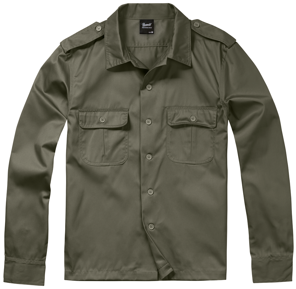 Camasa US Long Sleeve Negru Brandit - Versatilitate si Durabilitate