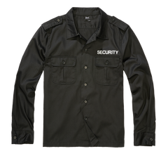 Camasa US Security Long Sleeve Negru Brandit - Confort Tactic Superior