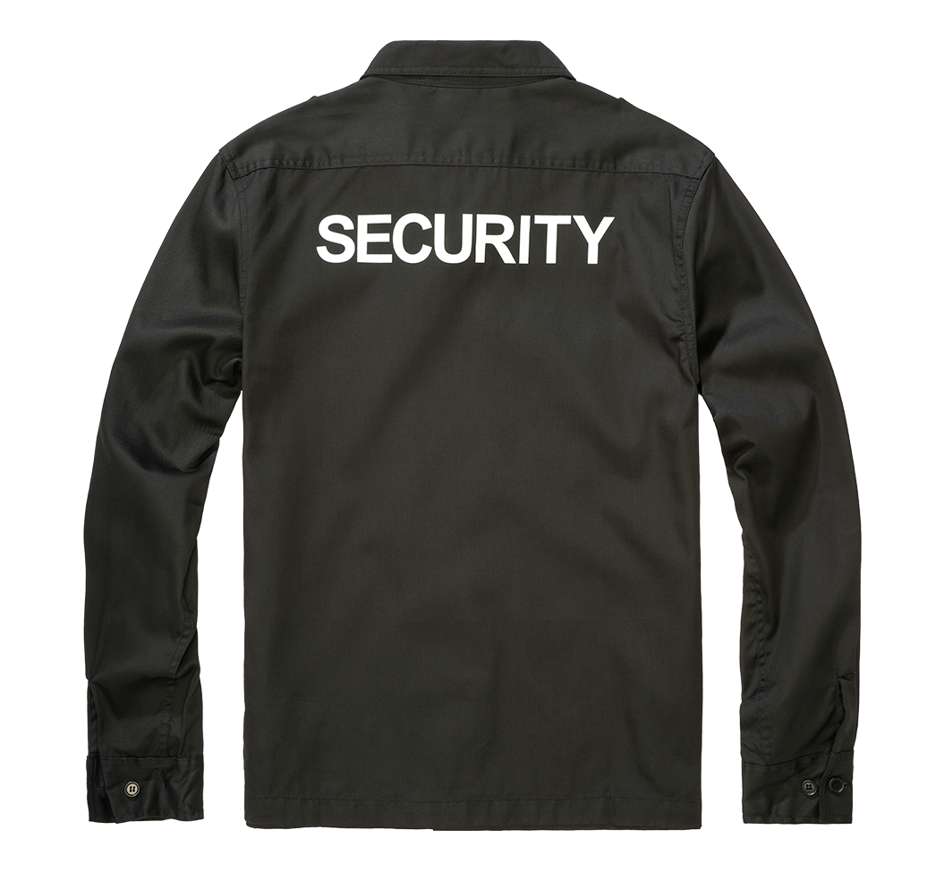 Camasa US Security Long Sleeve Negru Brandit - Confort Tactic Superior
