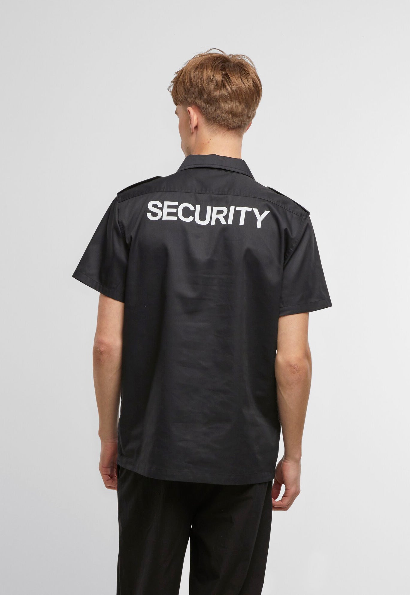 Camasa US Security Short Sleeve Negru Brandit - Confort si Durabilitate