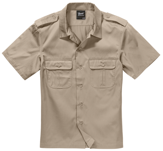 Camasa US Short Sleeve Bej Brandit - Confort Autentic