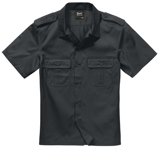 Camasa US Short Sleeve Negru Brandit - Versatilitate si Durabilitate