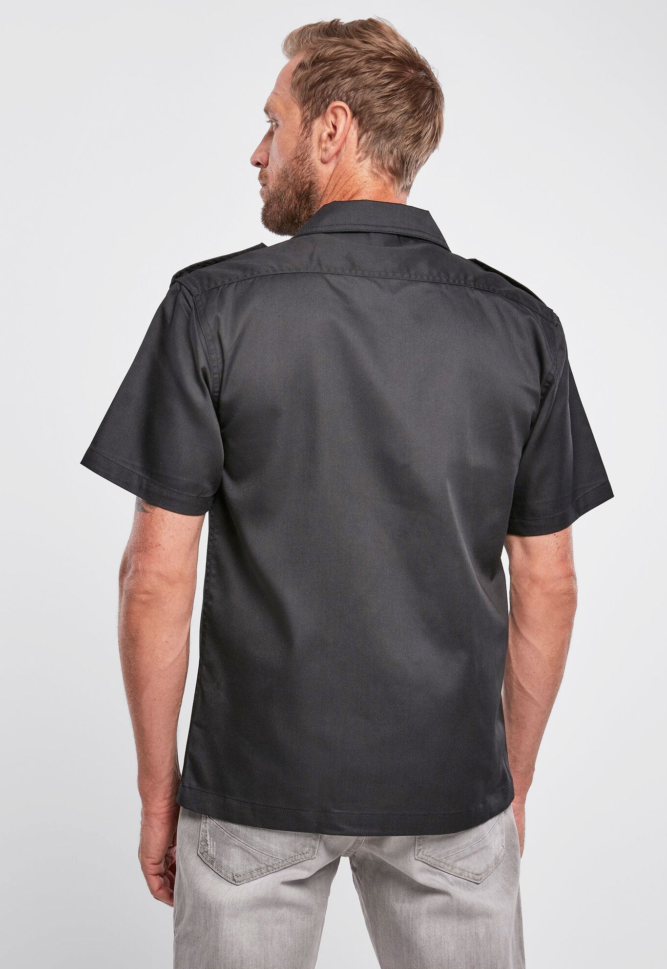 Camasa US Short Sleeve Negru Brandit - Versatilitate si Durabilitate