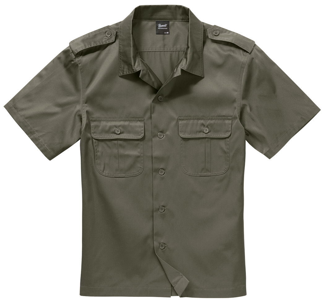 Camasa US Short Sleeve Olive Brandit - Confort Tactic Zilnic