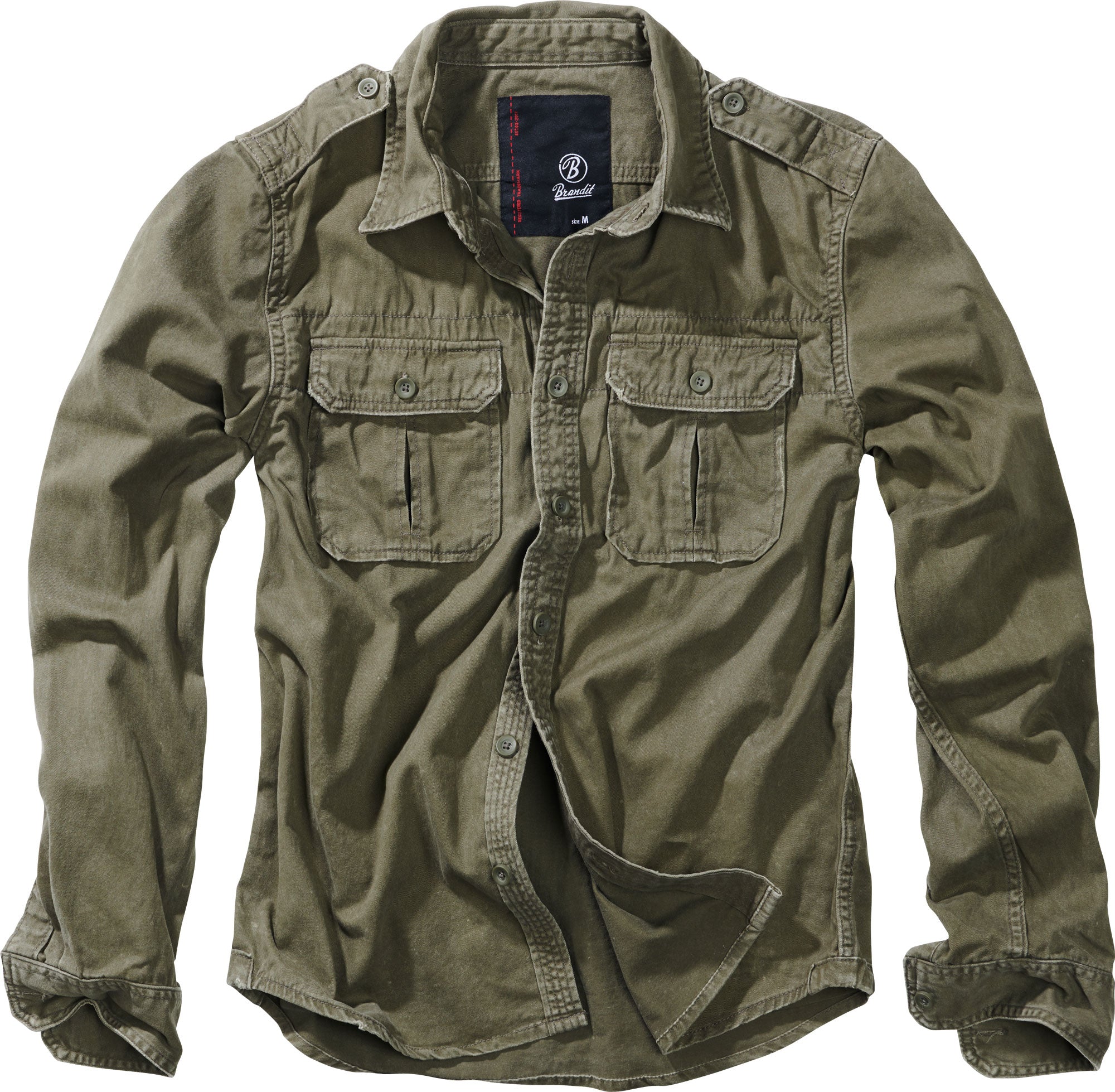 Cămașă Vintage Brandit - Stil Casual, Bumbac 100%