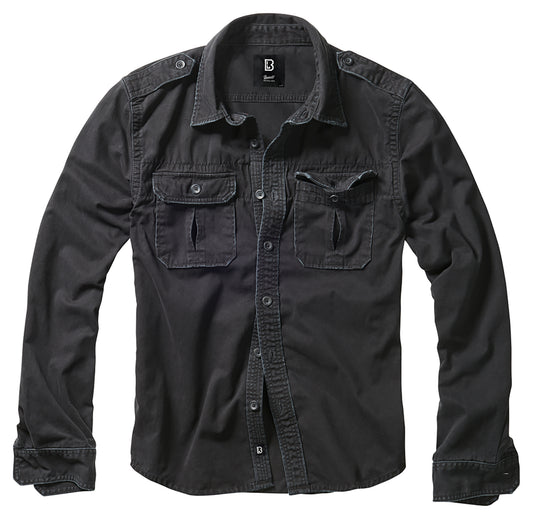 Cămașă Vintage Brandit - Stil Casual, Bumbac 100%