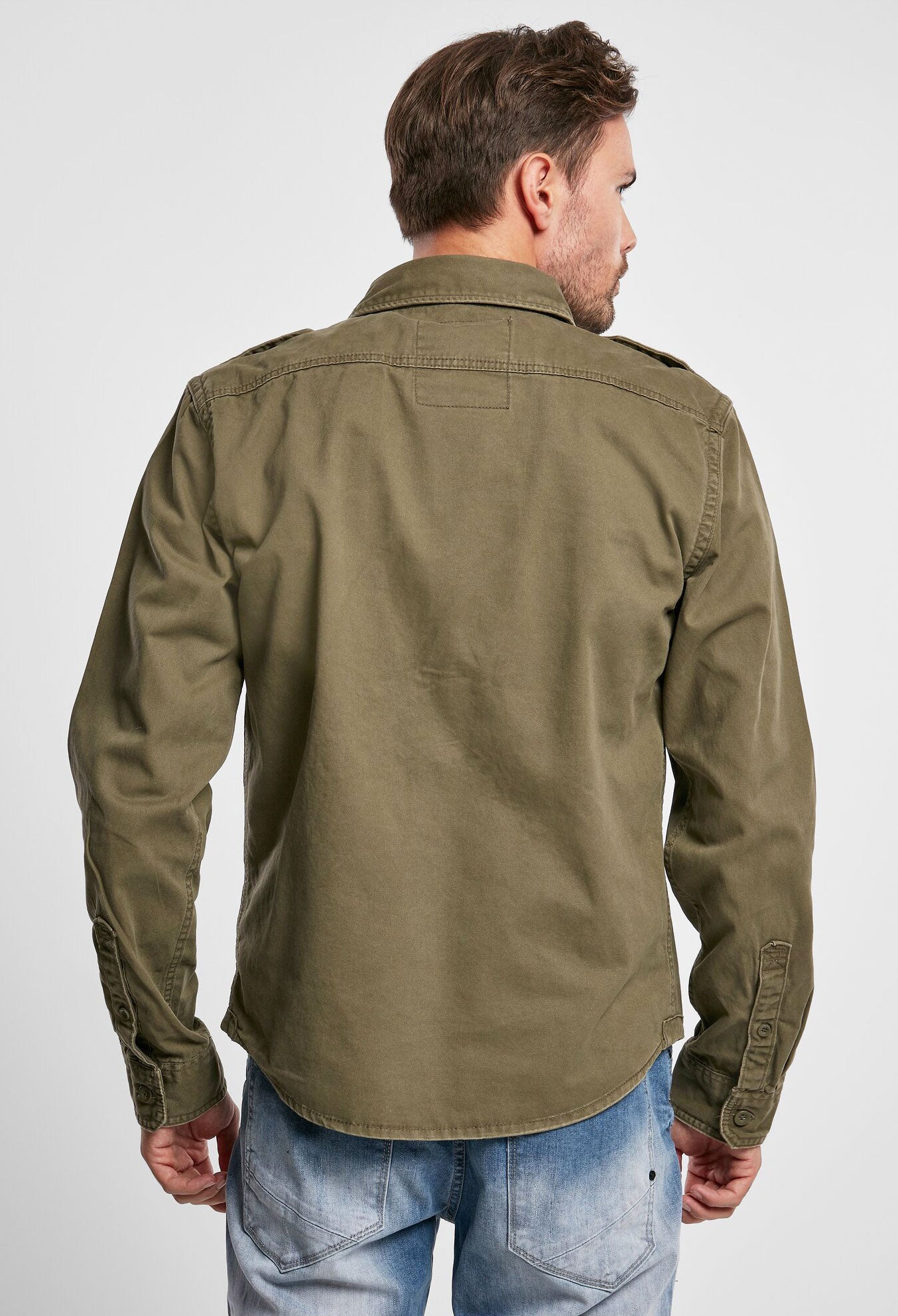 Cǎmașǎ Vintage Long Sleeve Olive Brandit - Stil Si Rezistență