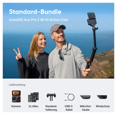 Cameră Acțiune Ace Pro 2 Dual Battery Bundle Insta360 - 8K, Leica, AI