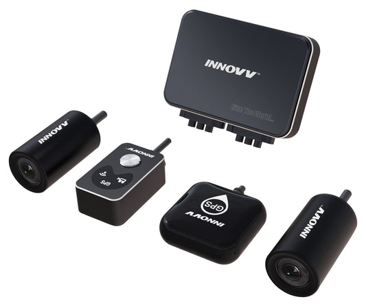 Cameră Bord Moto K7 INNOVV - Dual-Channel 2K, GPS, WiFi
