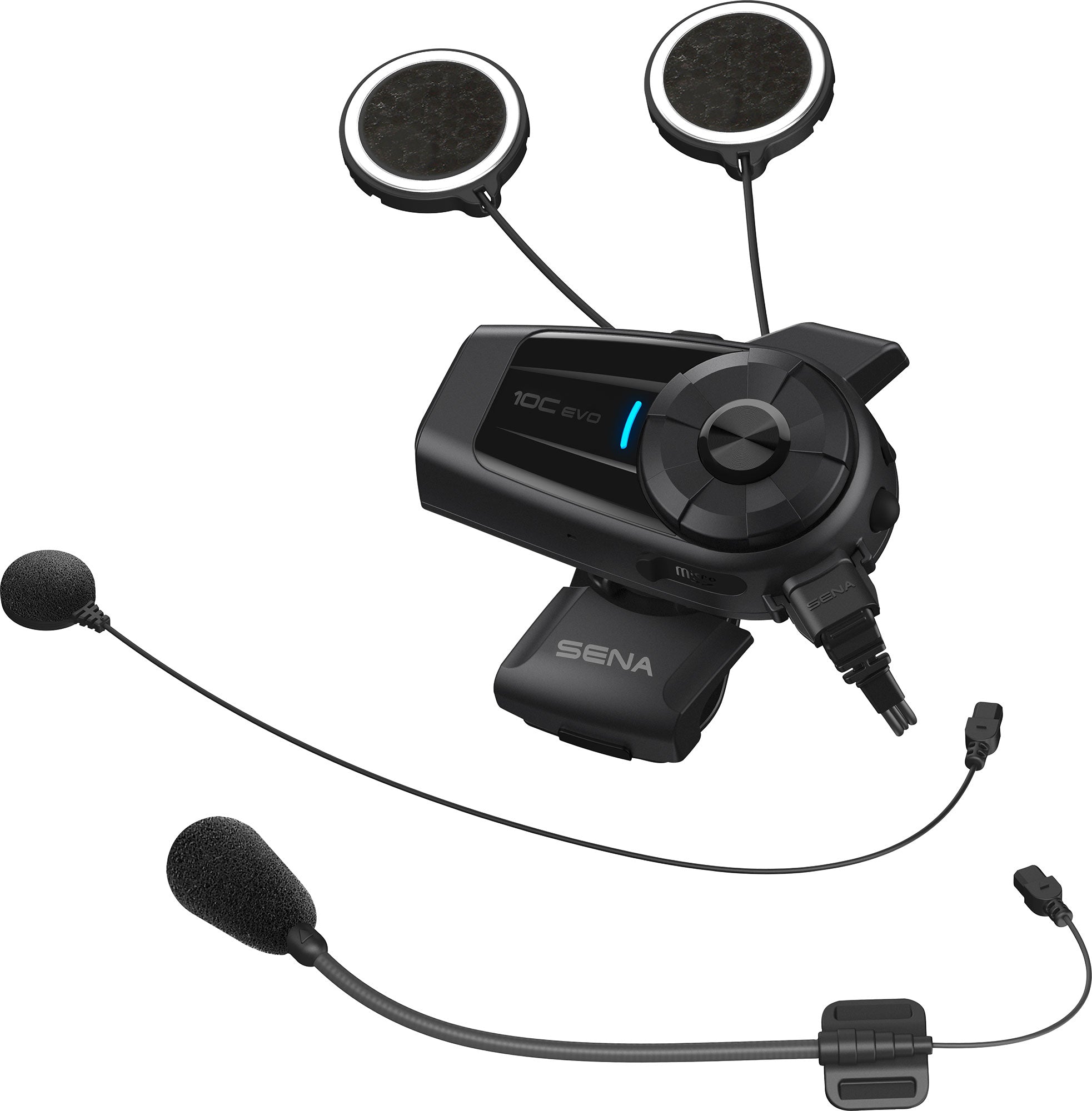 Cameră & Intercom Moto Sena 10C EVO 4K - Bluetooth, 1.6km