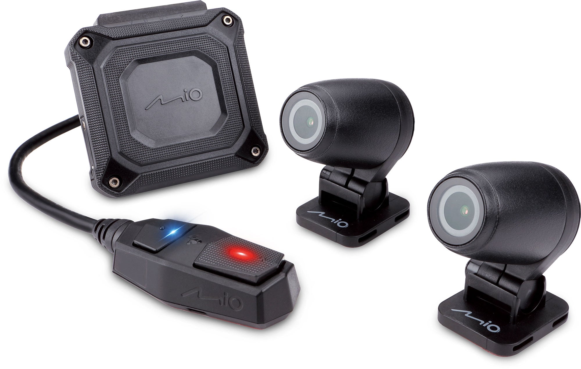 Cameră Moto Mivue 760D Dashcam - Duală HD, GPS, WiFi