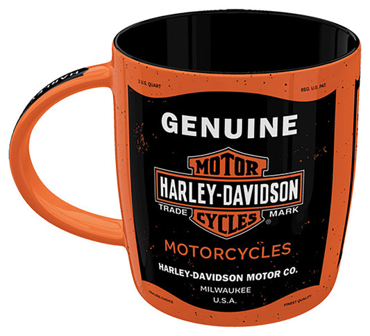 Cană Cafea Harley-Davidson - Ceramică Robustă, Design Retro