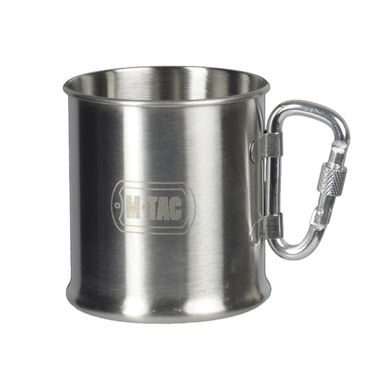Cana Carabiner M-Tac Oțel Inoxidabil - Chrome 250ml