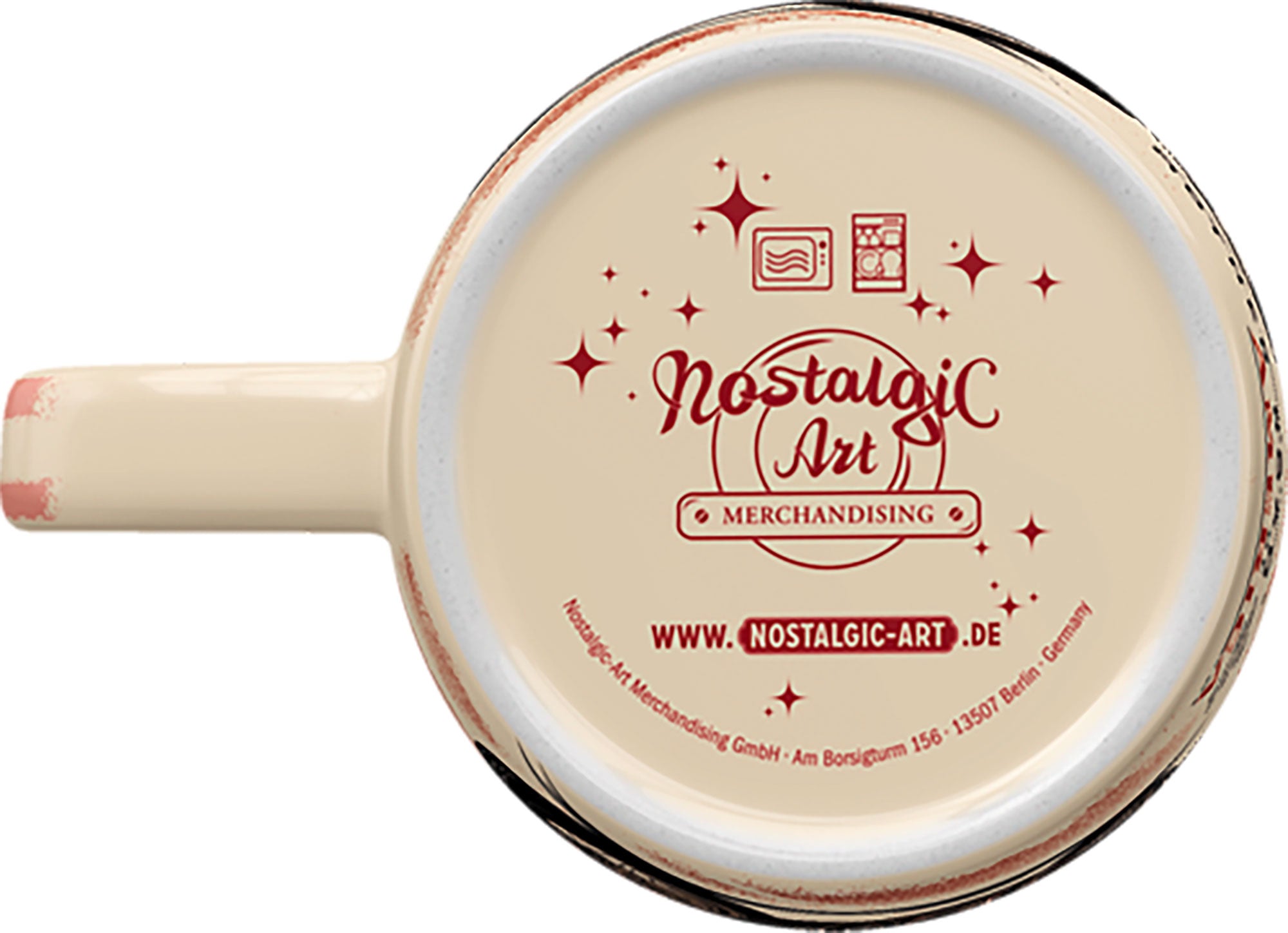 Cana Ceramică Route 66 Nostalgie Louis - 300ml, Cadou Moto