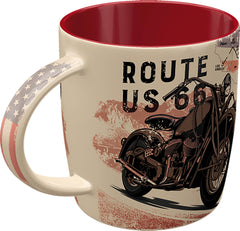 Cana Ceramică Route 66 Nostalgie Louis - 300ml, Cadou Moto