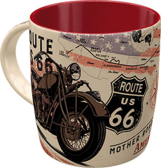 Cana Ceramică Route 66 Nostalgie Louis - 300ml, Cadou Moto