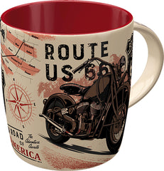 Cana Ceramică Route 66 Nostalgie Louis - 300ml, Cadou Moto